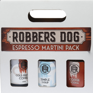 Robbers Dog Martini Espresso Gift Pack 3 x 200ml