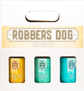 Robbers Dog Gin Gift Pack 3 x 200ml